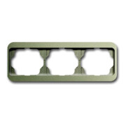 Busch-Jaeger Cadre triple palladium, horizontal 1723-260-1