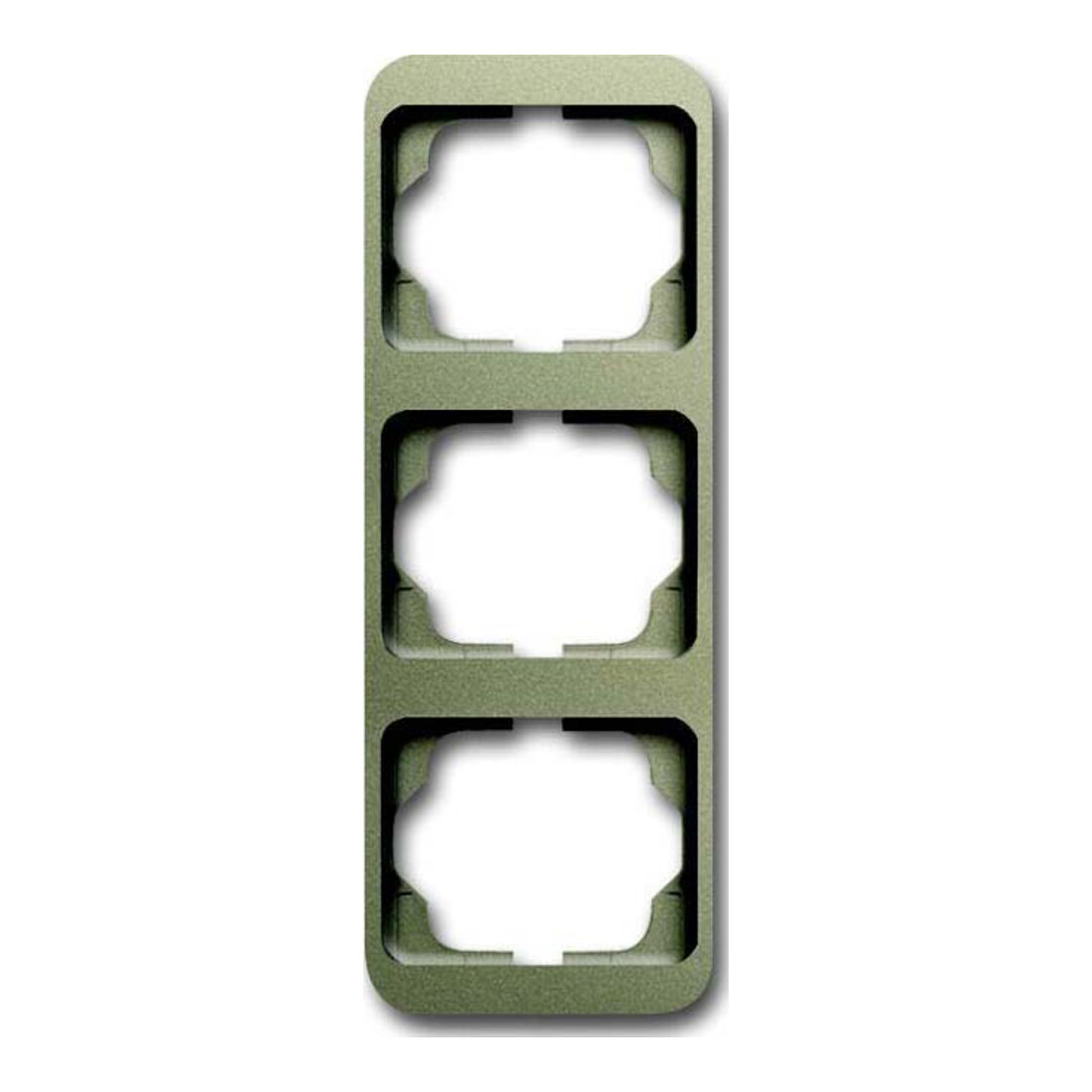 Busch-Jaeger Cadre triple palladium, vertical 1733-260