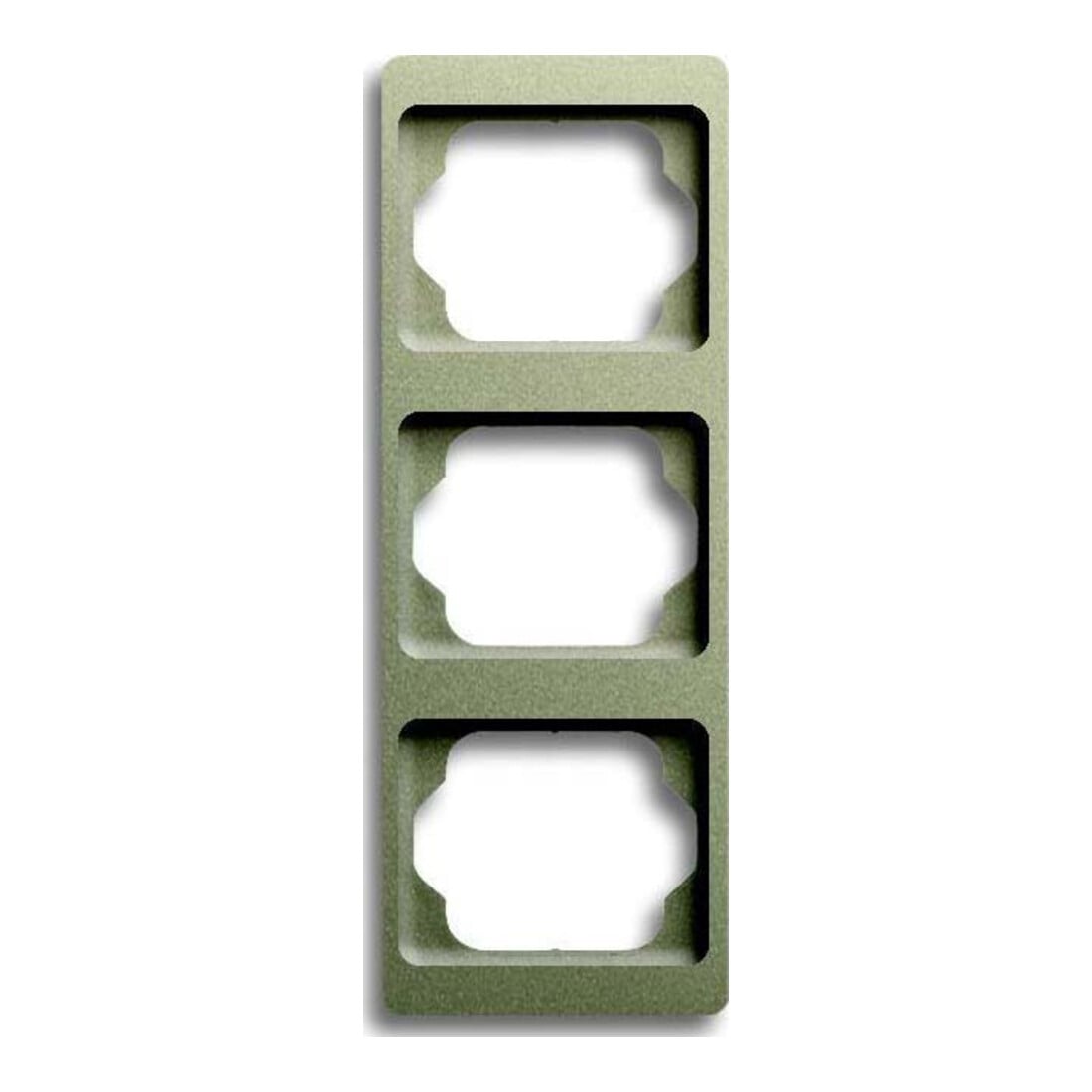 Busch-Jaeger Cadre triple palladium, vertical 1733 KA-260