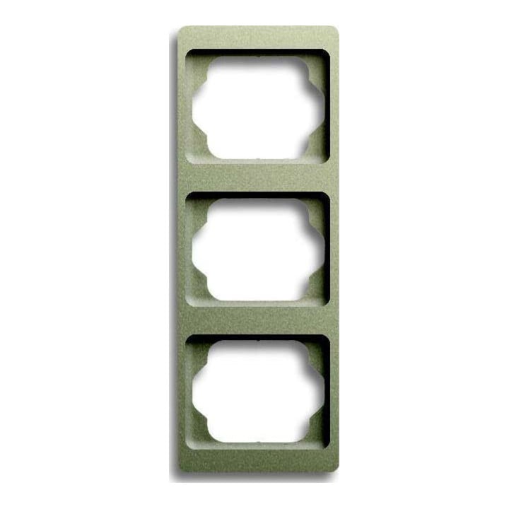 Busch-Jaeger Cadre triple palladium, vertical 1733 KA-260