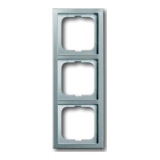 Busch-Jaeger Cadre triple pur acier inoxydable 1723-866K