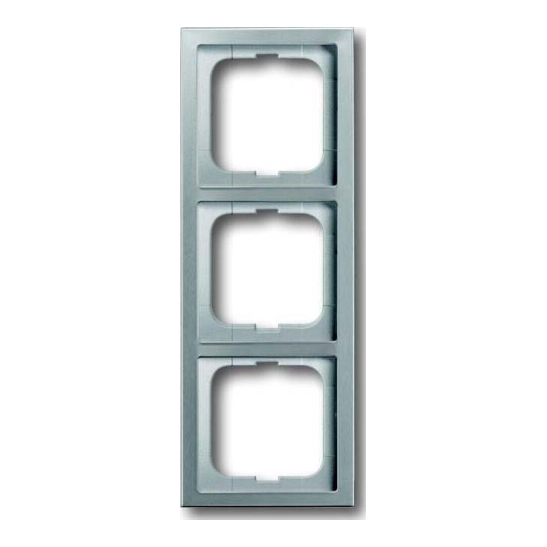 Busch-Jaeger Cadre triple pur acier inoxydable 1723-866K