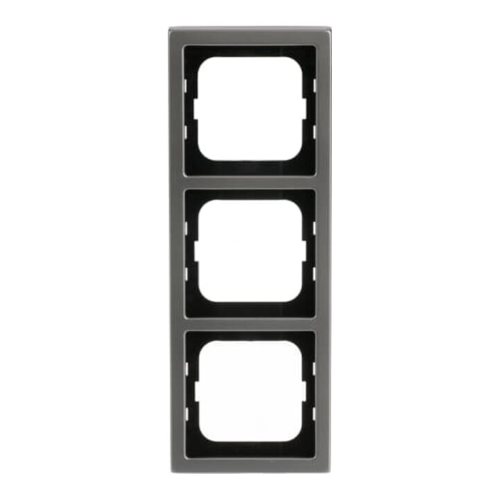 Busch-Jaeger Cadre triple pur acier inoxydable 1723-866K