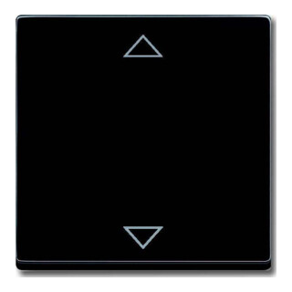 Busch-Jaeger Commande volet roulant noir mat 6430-885-102