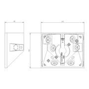 Busch-Jaeger Decken-/Eckadapter f.Bu.-Wä. 6868-204-3