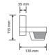 Busch-Jaeger Decken-/Eckadapter f.Bu.-Wä. MasterLINE 6868-201