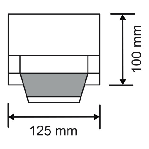 Busch-Jaeger Decken-/Eckadapter f.Busch Wächter 6868-35