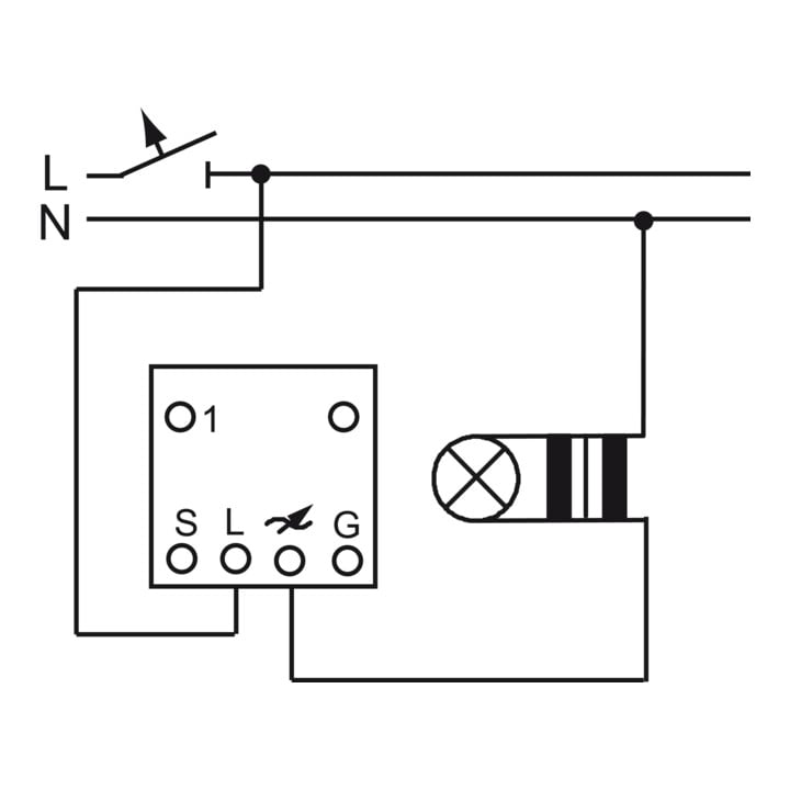 Busch-Jaeger Dimmer 40-420W/VA f.Reiheneinbau 6513-102
