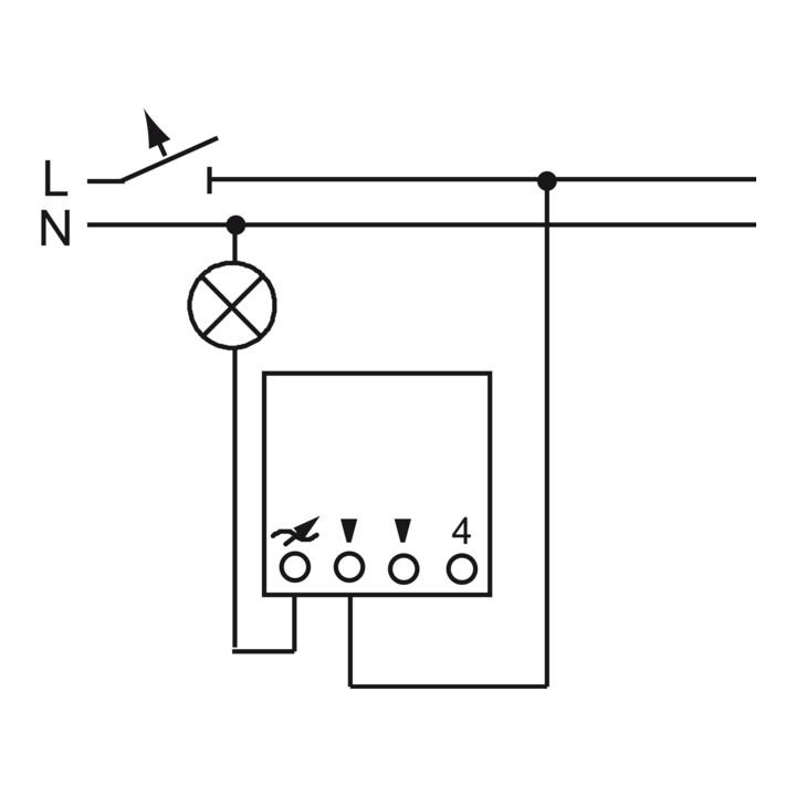 Busch-Jaeger Dimmer 40-420W/VA f.Reiheneinbau 6513-102