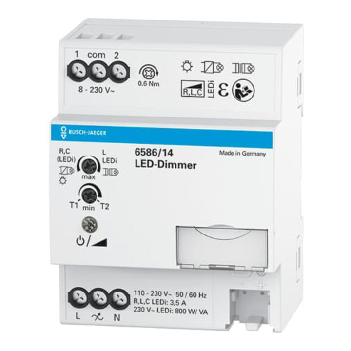 Busch-Jaeger Dimmer grau REG 6586/14