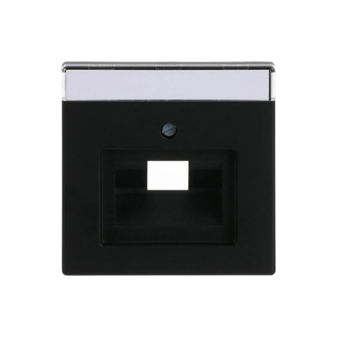 Busch-Jaeger Disque central noir avec montage pour boîte de connexion UAE 1f 1803-885