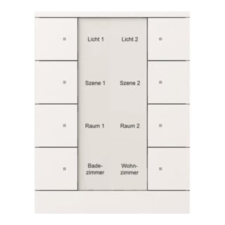 Busch-Jaeger Élément de commande 8 voies blanc studio SB/U8.0.11-84