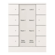Busch-Jaeger Élément de commande 8 voies blanc studio SB/U8.0.11-84-1