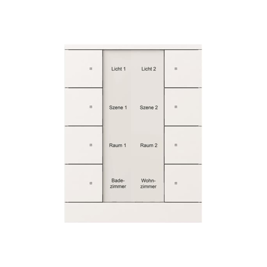 Busch-Jaeger Élément de commande 8 voies blanc studio SB/U8.0.11-84