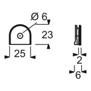 Busch-Jaeger Entrée de câble aws 2088-214-4