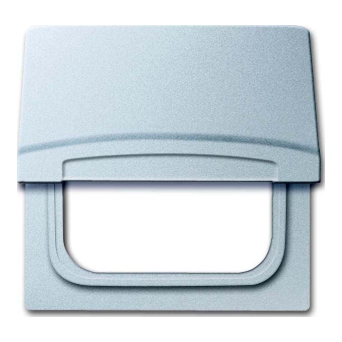 Busch-Jaeger Entretoise avec couvercle rabattable alusilver 2118 GK-33