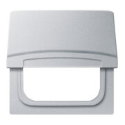 Busch-Jaeger Entretoise avec couvercle rabattable alusilver 2118 GK-33-3
