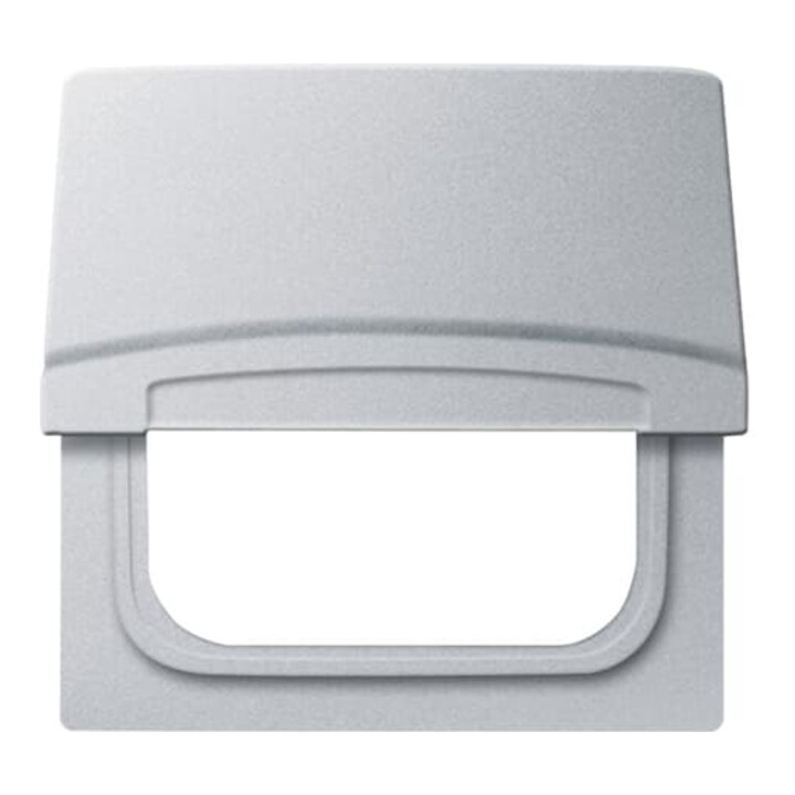 Busch-Jaeger Entretoise avec couvercle rabattable alusilver 2118 GK-33