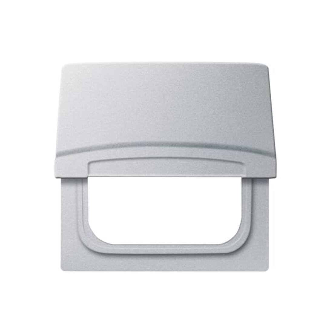 Busch-Jaeger Entretoise avec couvercle rabattable alusilver 2118 GK-33