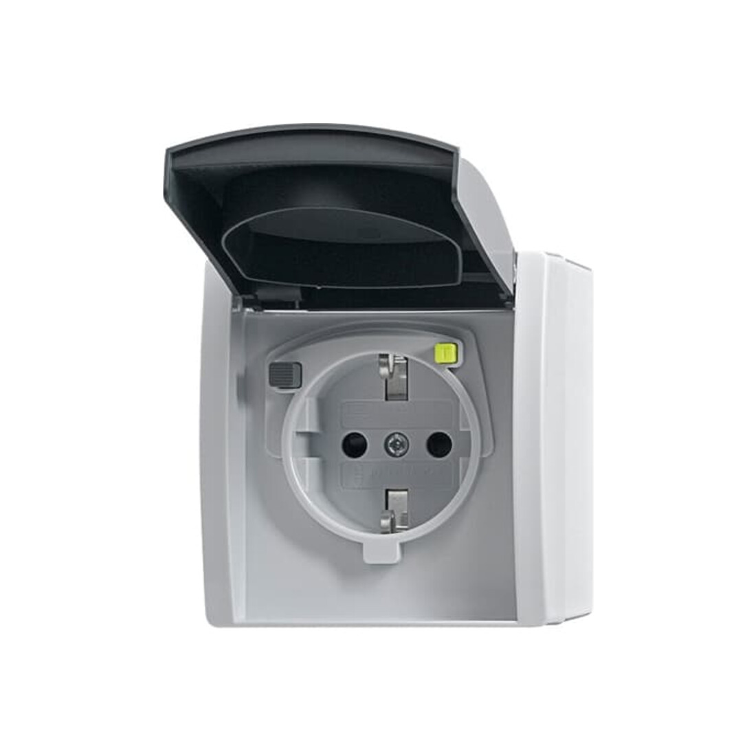 Busch-Jaeger FI-SCHUKOMAT prise de courant gris AP IP44 3120 EWB-53