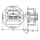 Busch-Jaeger Insert à encastrer UAE 8/8 pôles 0215