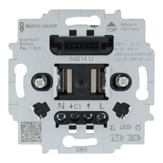 Busch-Jaeger Insert de contact E 1 module 64814 U