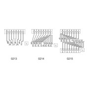 Busch-Jaeger Insert d’encastrement UAE 2x8 pôles 0214-5