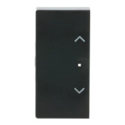 Busch-Jaeger Interrupteur à bascule 2-f gauche Symbole Volet anthracite 6232-20-81-1