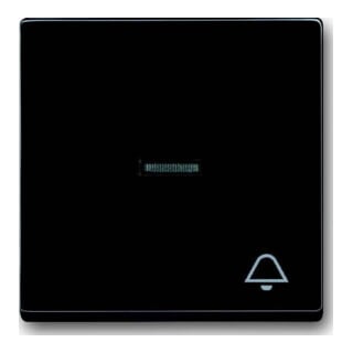 Busch-Jaeger Interrupteur anthracite avec symbole sonnette 1789 KI-81