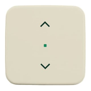 Busch-Jaeger Interrupteur bascule 1 module, symbole lumière blanc 6232-10-212