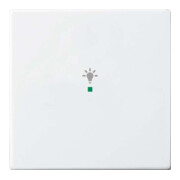 Busch-Jaeger Interrupteur bascule 1 module, symbole lumière blanc studio 6231-10-84-1