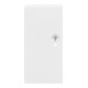 Busch-Jaeger Interrupteur bascule 2-f gauche, symbole lumière blanc studio 6231-21-84