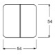 Busch-Jaeger Interrupteur bascule aws SI/Reflex SI 2545-214