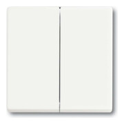 Busch-Jaeger Interrupteur bascule studioweiß/mt pour télécommande 6736 FoH-884-1