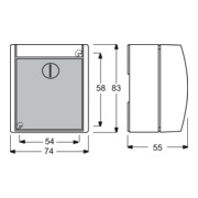 Busch-Jaeger Interrupteur crépusculaire ocean 2240 W-53-5
