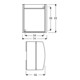 Busch-Jaeger Interrupteur va-et-vient 2601/6 W-54