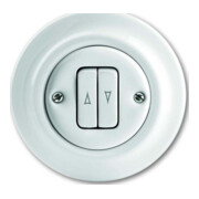 Busch-Jaeger Interrupteur volet roulant encastré porcelaine 2022/4 UJ-64-1