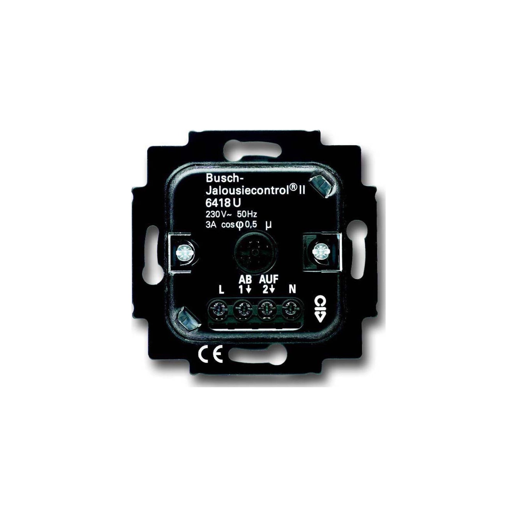 Busch-Jaeger Jalousie-Basis-Einsatz 2Schliesser 3A 690VA 6418 U
