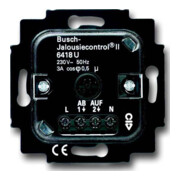 Busch-Jaeger Jalousie-Basis-Einsatz 2Schliesser 3A 690VA 6418 U-2