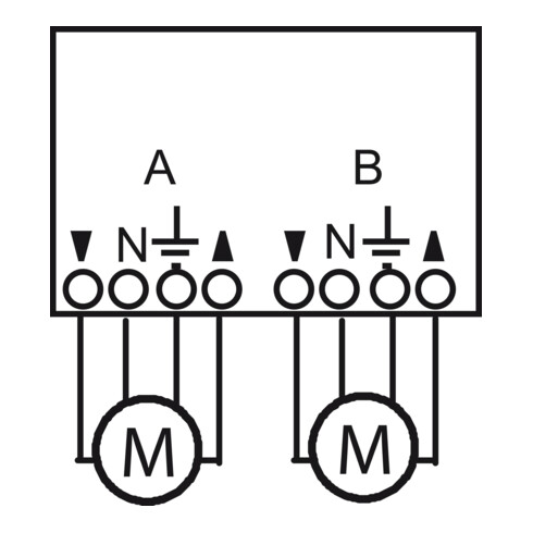 Busch-Jaeger Jalousieaktormodul 2-fach 6174/12