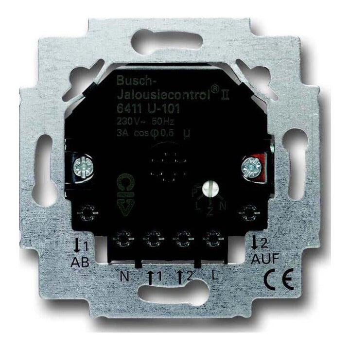 Busch-Jaeger Jalousiecontrol-Einsatz 2Schliesser 3A 690VA 6411 U-101