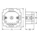 Busch-Jaeger Jalousiecontrol-Einsatz 2Schliesser 3A 690VA 6411 U/S-101