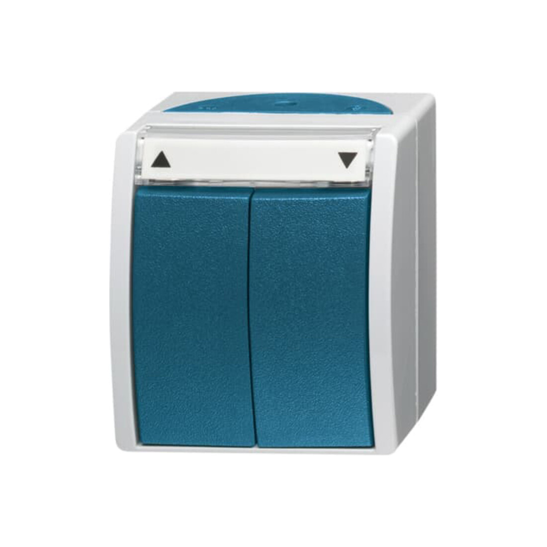 Busch-Jaeger Jalousietaster AP m.Beschriftungsbogen 2621/4 W-53