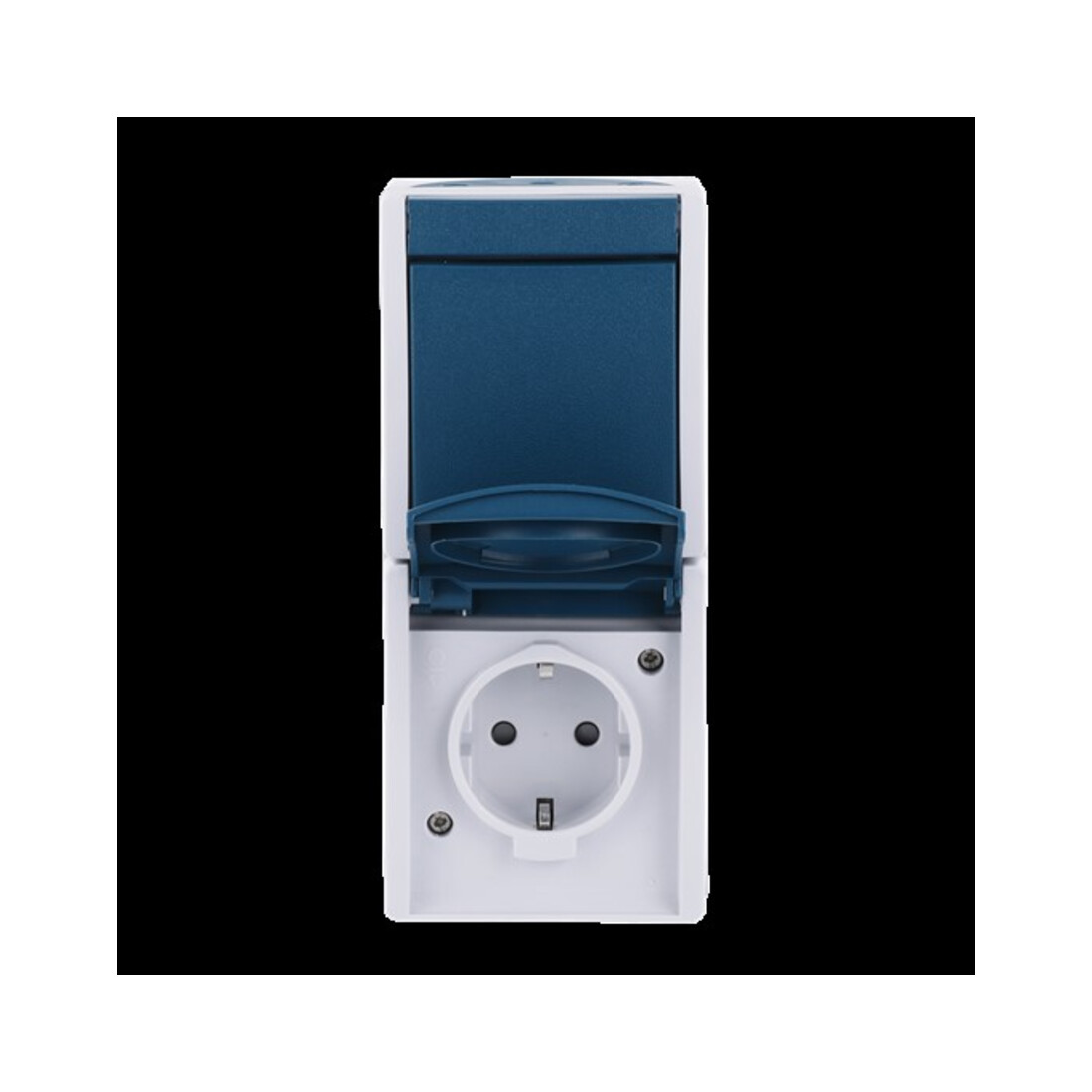 Busch-Jaeger Kombination SCHUKO Steckdose, mit Wipp. 2601/6/20 EBW-53