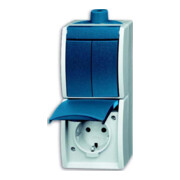 Busch-Jaeger Kombination Steckd.+Se.schalter 2601/5/20EW-53-503-2