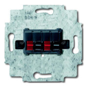 Busch-Jaeger Lautsprecher-Anschlussdose 2fach, schwarz 0248/05-101