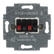 Busch-Jaeger Lautsprecher-Anschlussdose 2fach, schwarz 0248/05-101-3