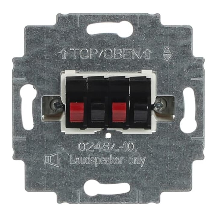 Busch-Jaeger Lautsprecher-Anschlussdose 2fach, schwarz 0248/05-101