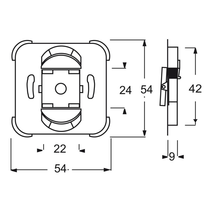 Busch-Jaeger Module 2031 encastré