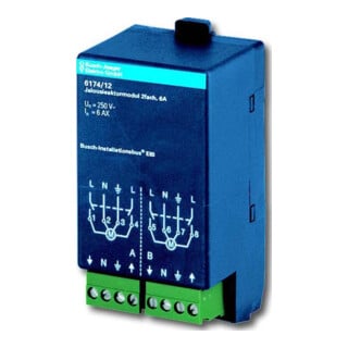 Busch-Jaeger Module d’actionneur de volet roulant 2 canaux 6174/12